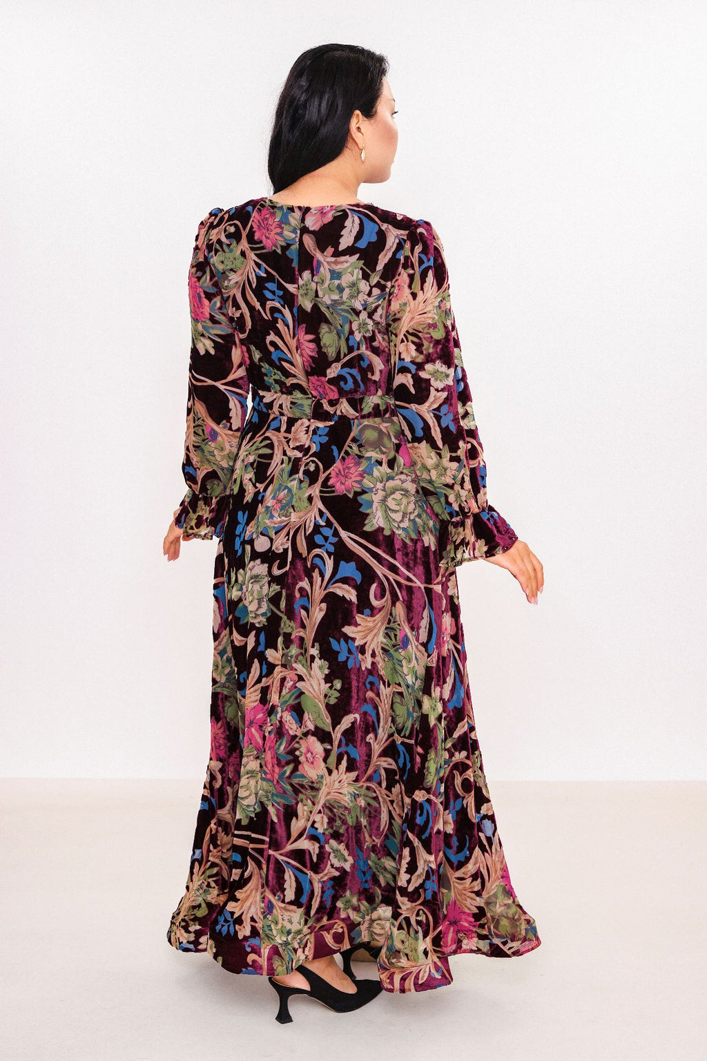 Ksas - Plus Size Dress (KSASEL-1024) - 8690200036507