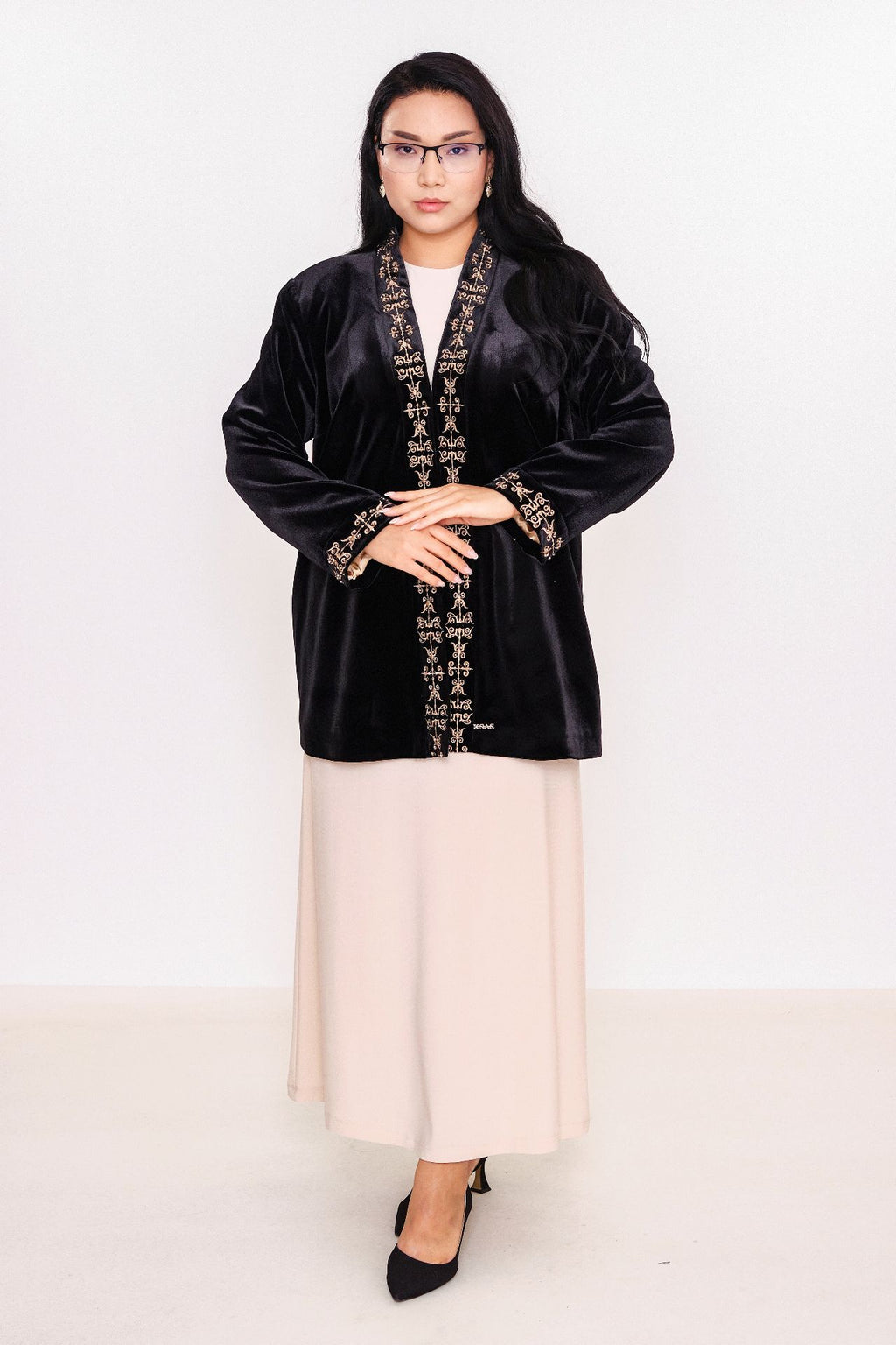 Ksas - Plus Size Cardigan (KSAS4181-1) - 8690200036514