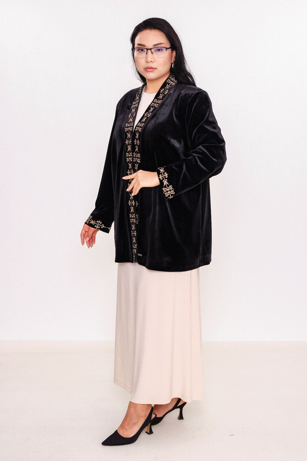 Ksas - Plus Size Cardigan (KSAS4181-1) - 8690200036514