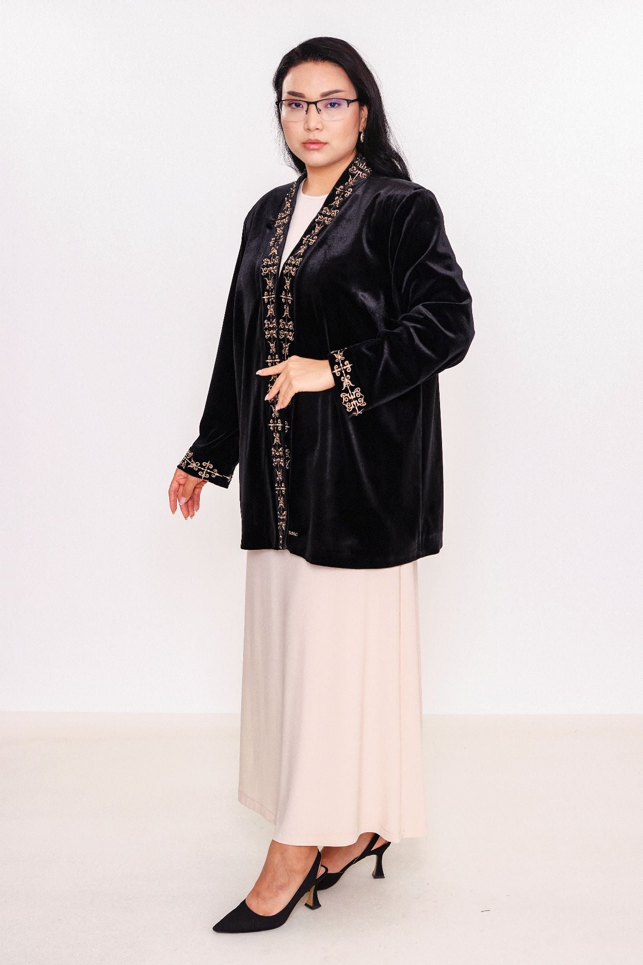 Ksas - Plus Size Cardigan (KSAS4181-1) - 8690200036514