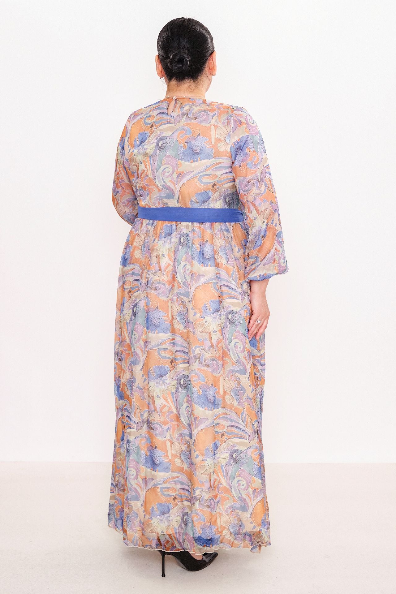 Ksas - Plus Size Dress (KSASEL-1006) - 8690200038709