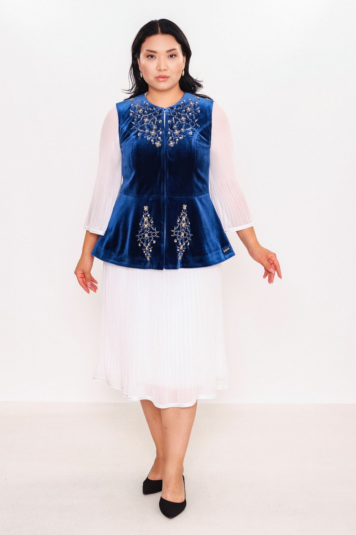 Ksas - Plus Size Waistcoat (KSAS4167)