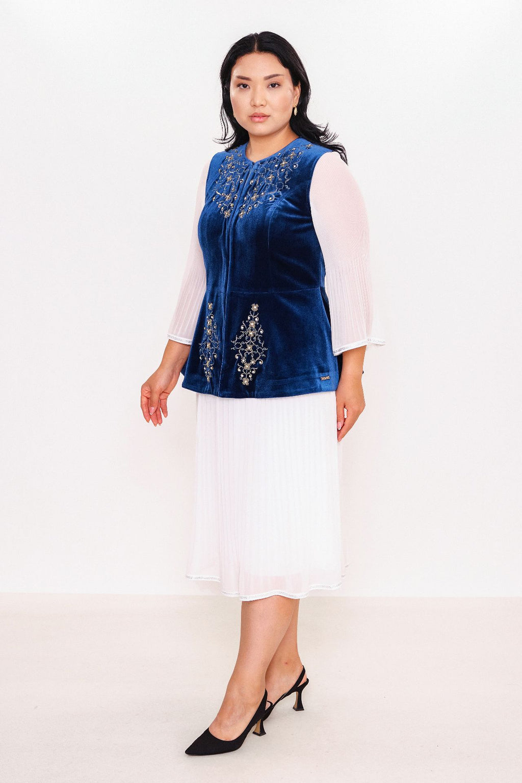 Ksas - Plus Size Waistcoat (KSAS4167)