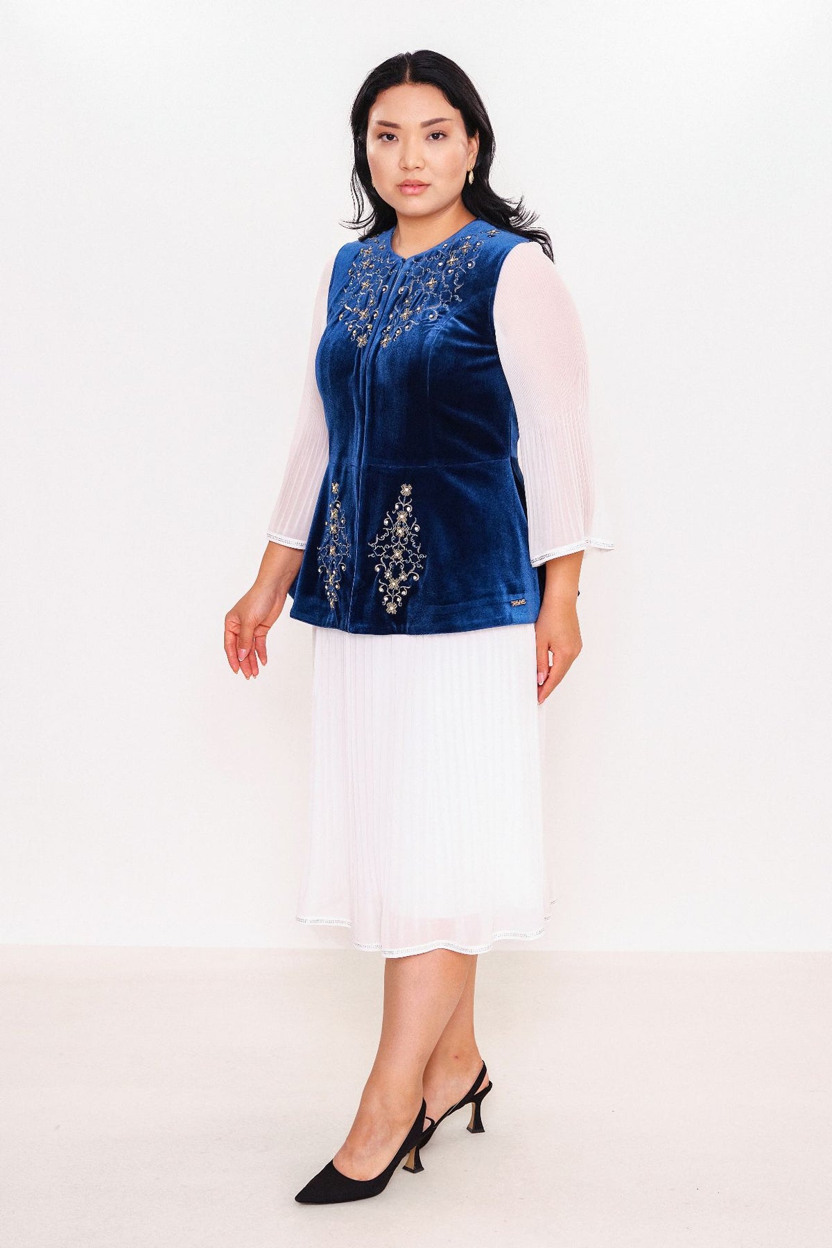 Ksas - Plus Size Waistcoat (KSAS4167)