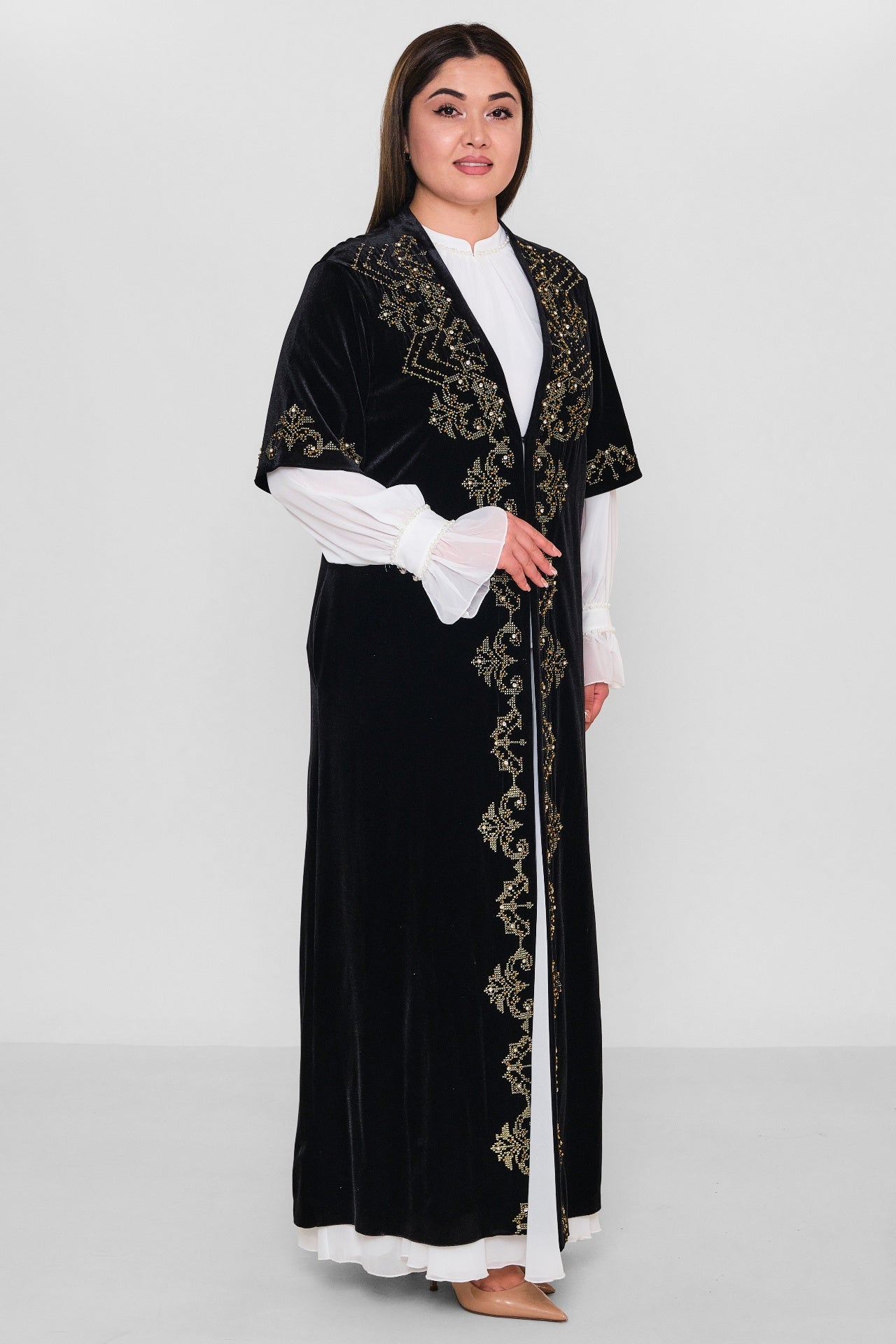 Ksas - Plus Size Cardigan (KSASEH-51-K) - 8690200044922