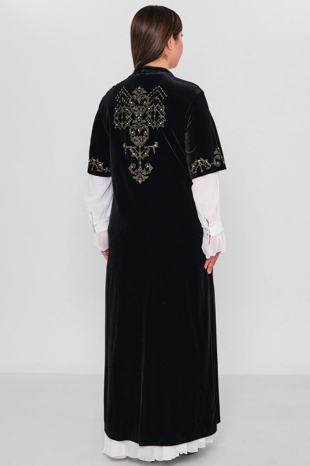Ksas - Plus Size Cardigan (KSASEH-51-K) - 8690200044922