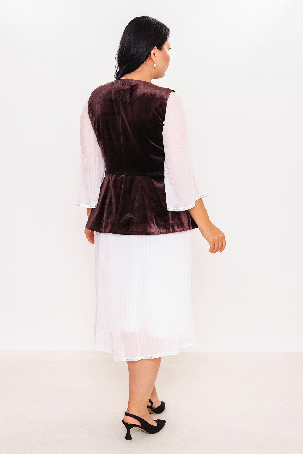 Ksas - Plus Size Waistcoat (KSAS4167)