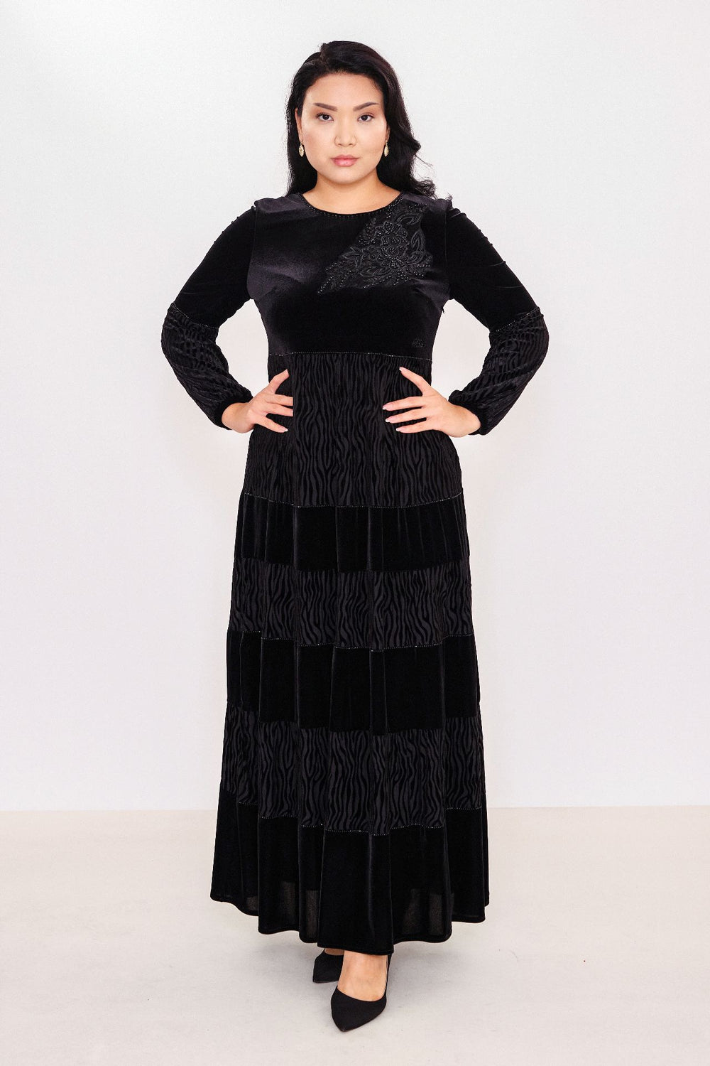 Ksas - Plus Size Dress (KSAS32364) - 8690200046087