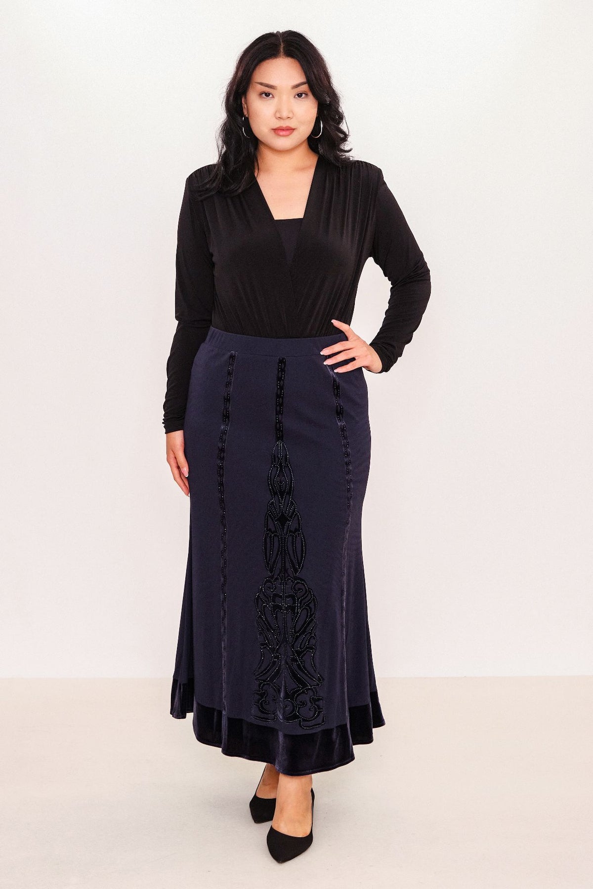 Ksas - Plus Size Skirt (KSAS1058) - 8690200056192