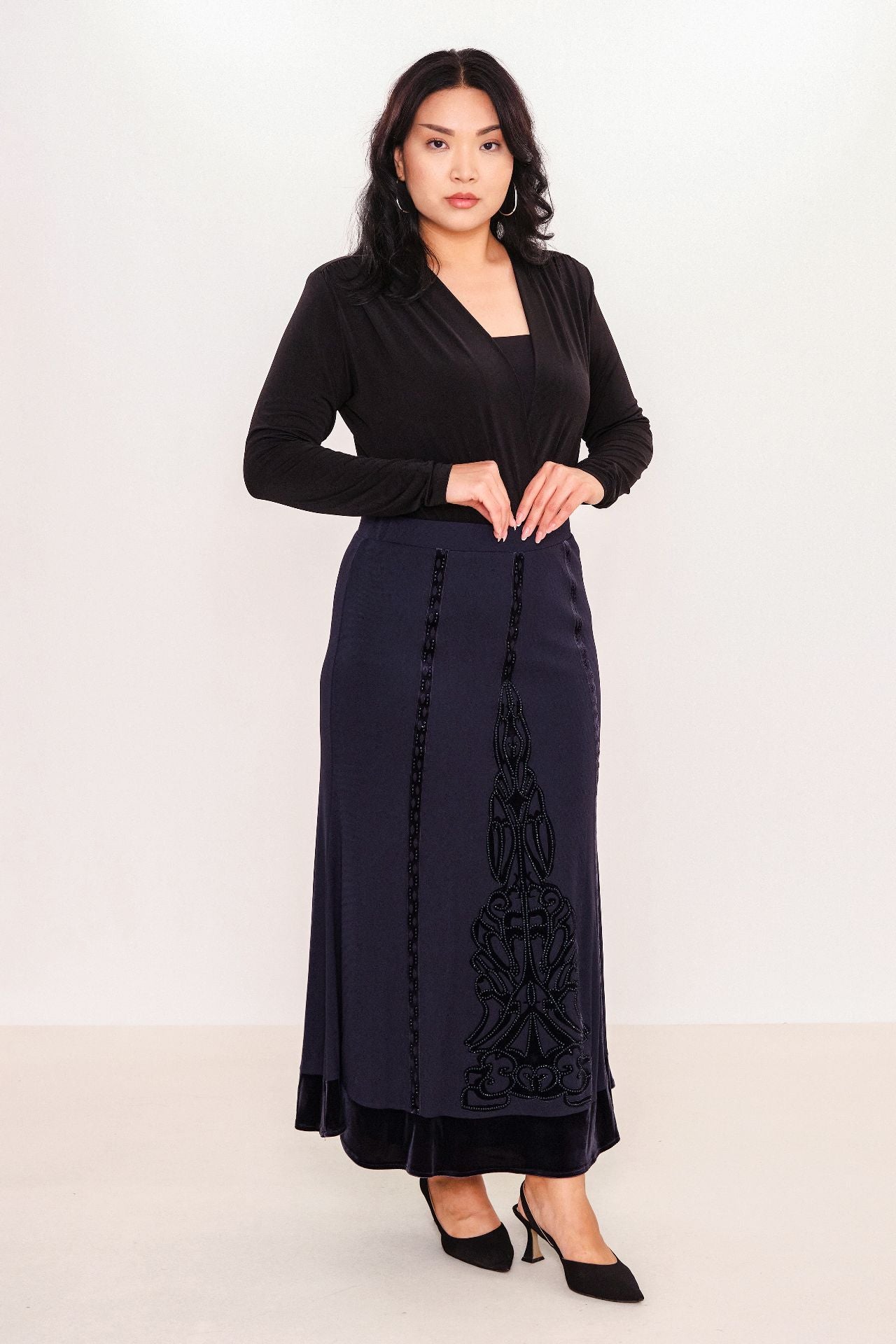 Ksas - Plus Size Skirt (KSAS1058) - 8690200056192