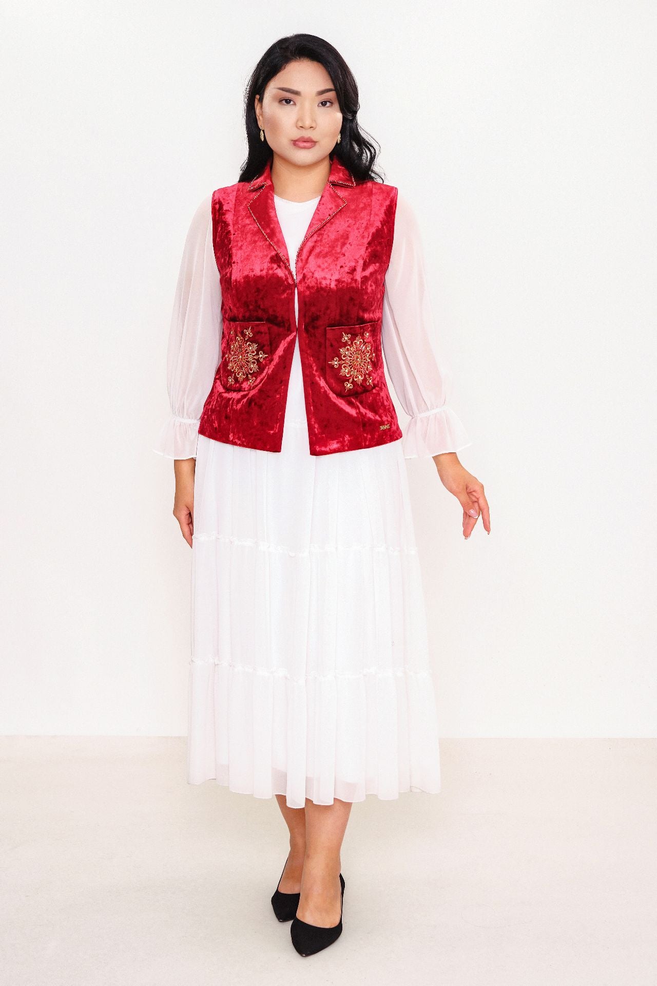 Ksas - Plus Size Waistcoat (KSAS4131) - 8690200056284