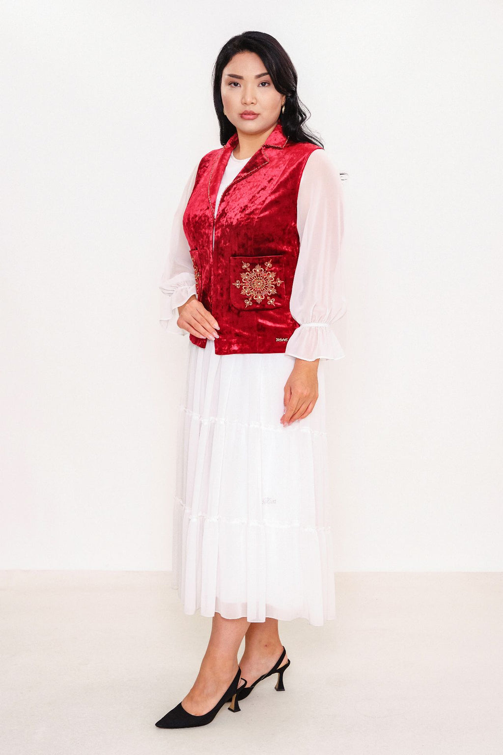 Ksas - Plus Size Waistcoat (KSAS4131) - 8690200056284