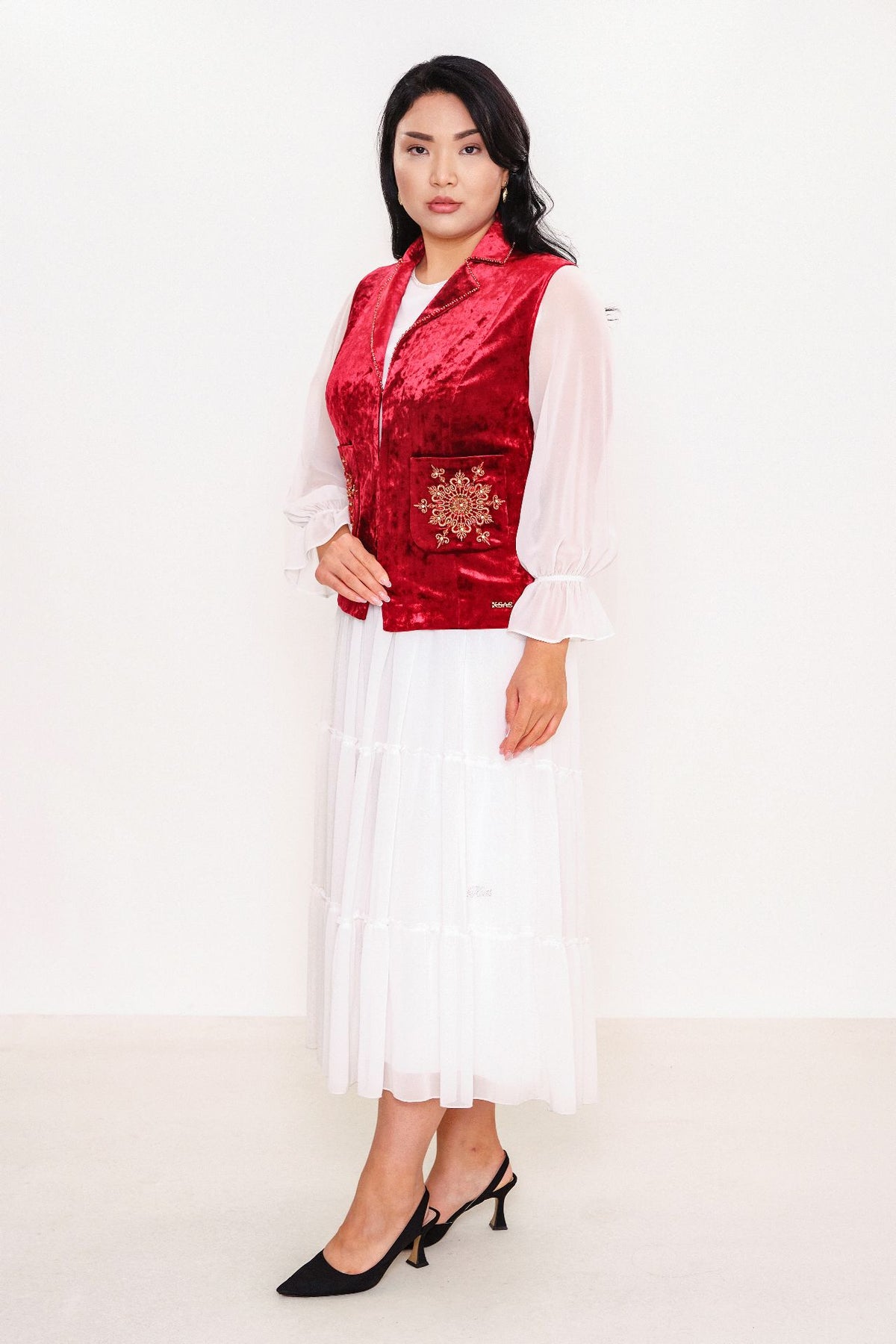 Ksas - Plus Size Waistcoat (KSAS4131) - 8690200056284