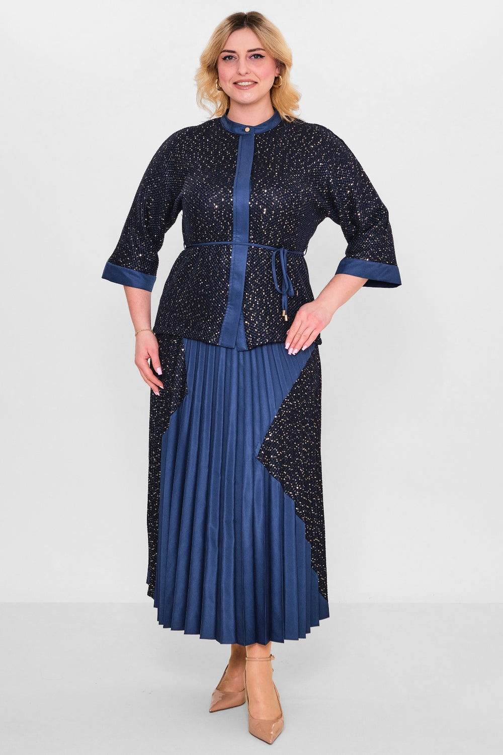 Myraang - Plus Size Suit (MYRG25K08-8449) - 8690200058707