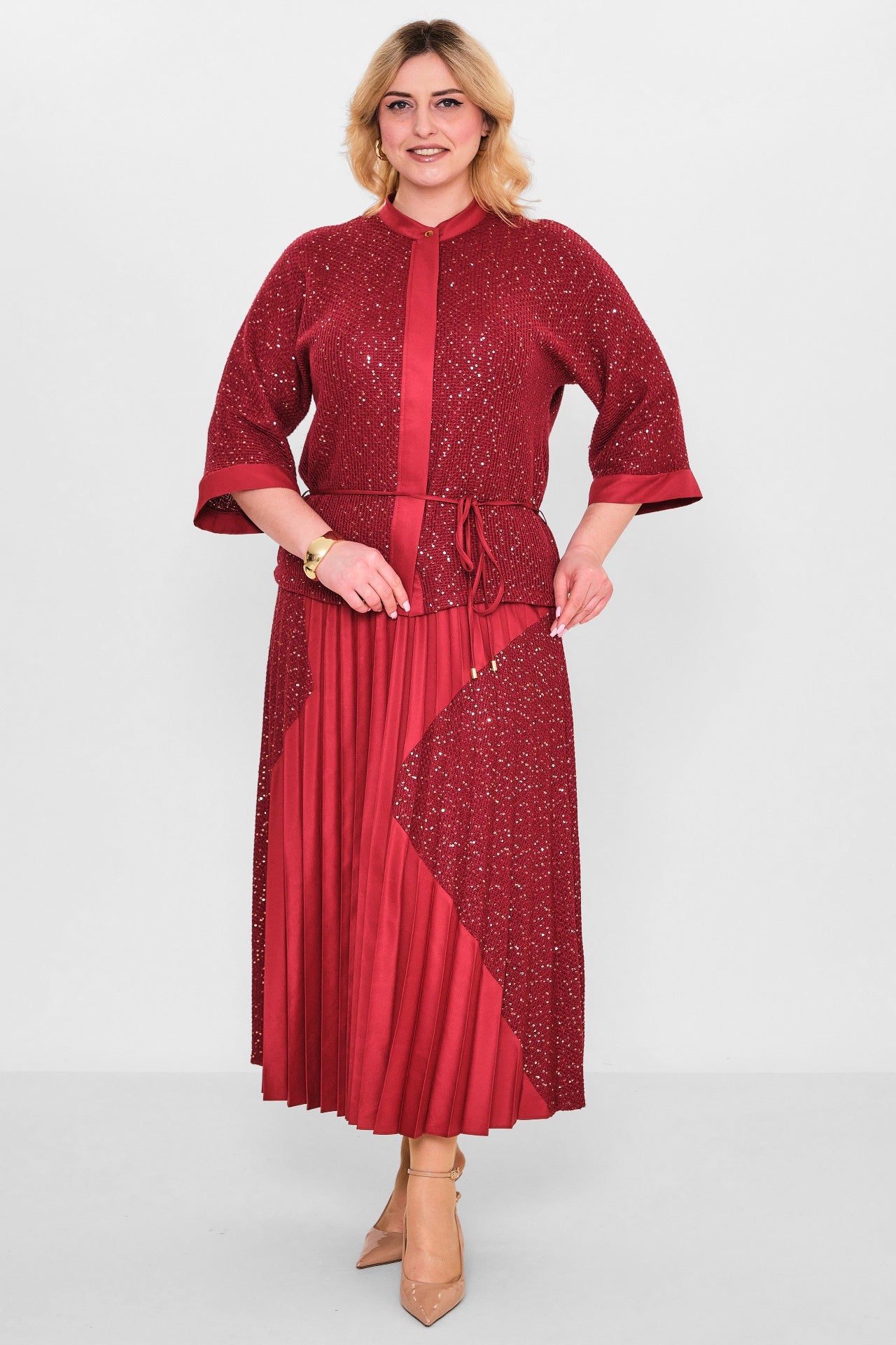 Myraang - Plus Size Suit (MYRG25K08-8449) - 8690200058714