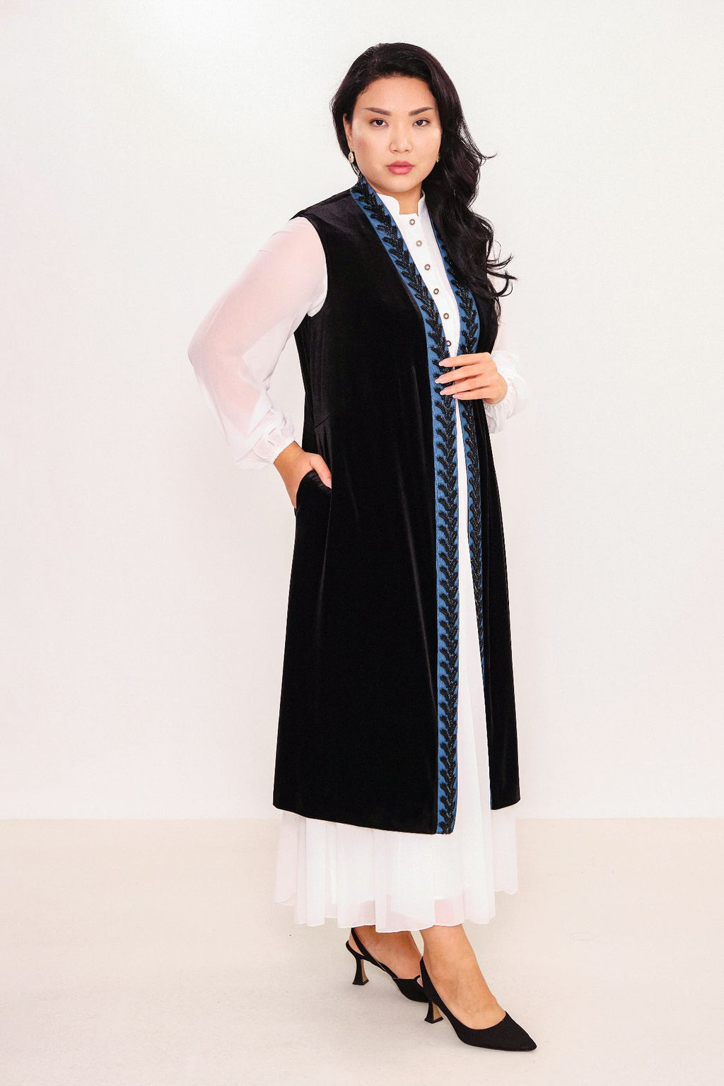 Ksas - Plus Size Cardigan (KSAS4195) - 8690200059025