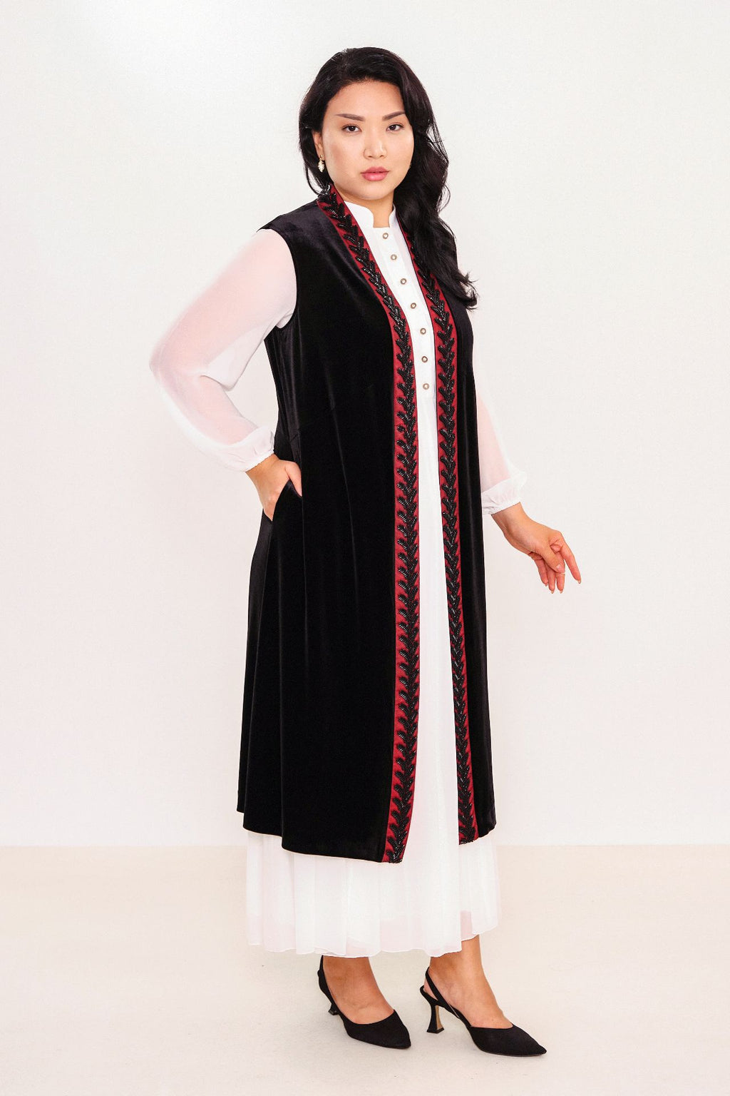 Ksas - Plus Size Cardigan (KSAS4195) - 8690200059032