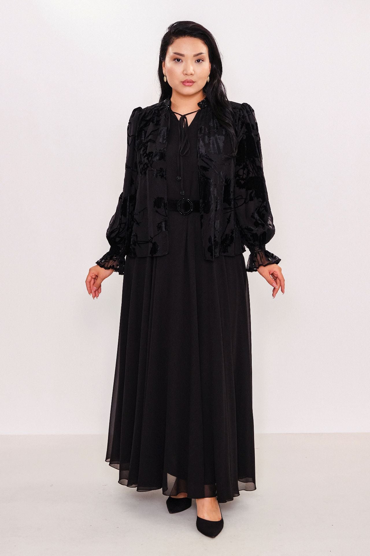 Ksas - Plus Size Dress (KSAS32363) - 8690200059339