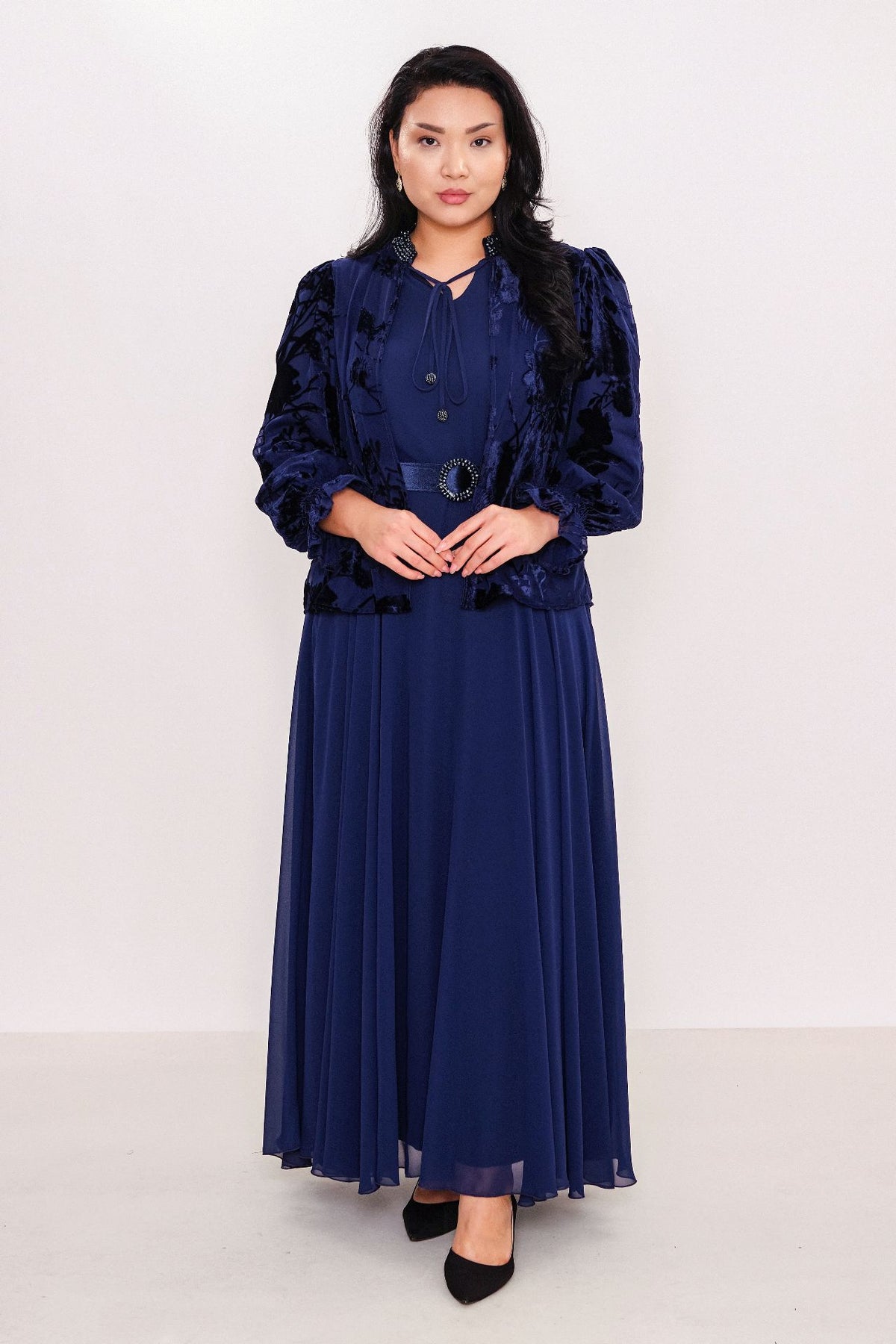 Ksas - Plus Size Dress (KSAS32363) - 8690200060120