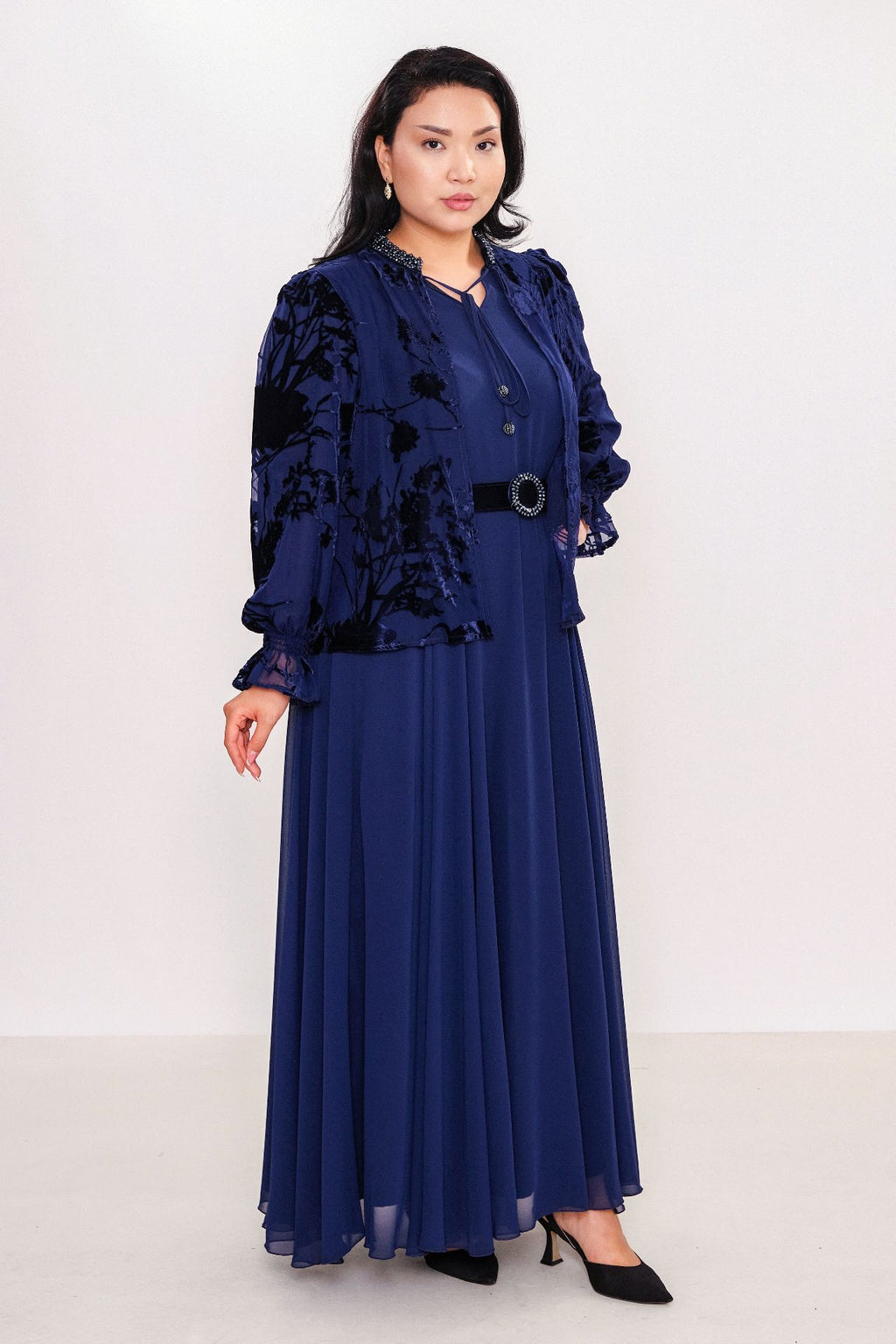 Ksas - Plus Size Dress (KSAS32363) - 8690200060120