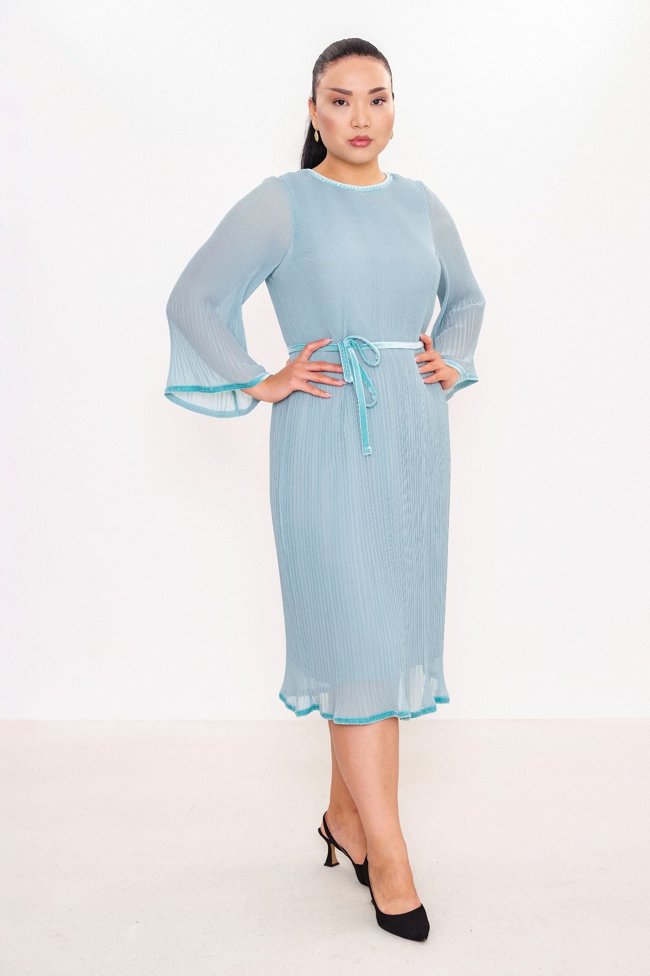Ksas - Plus Size Dress (KSAS32219) - 8690200060557