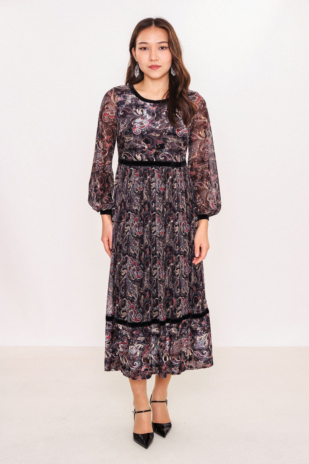 Ksas - Plus Size Dress (KSAS31552-K) - 8690200062636