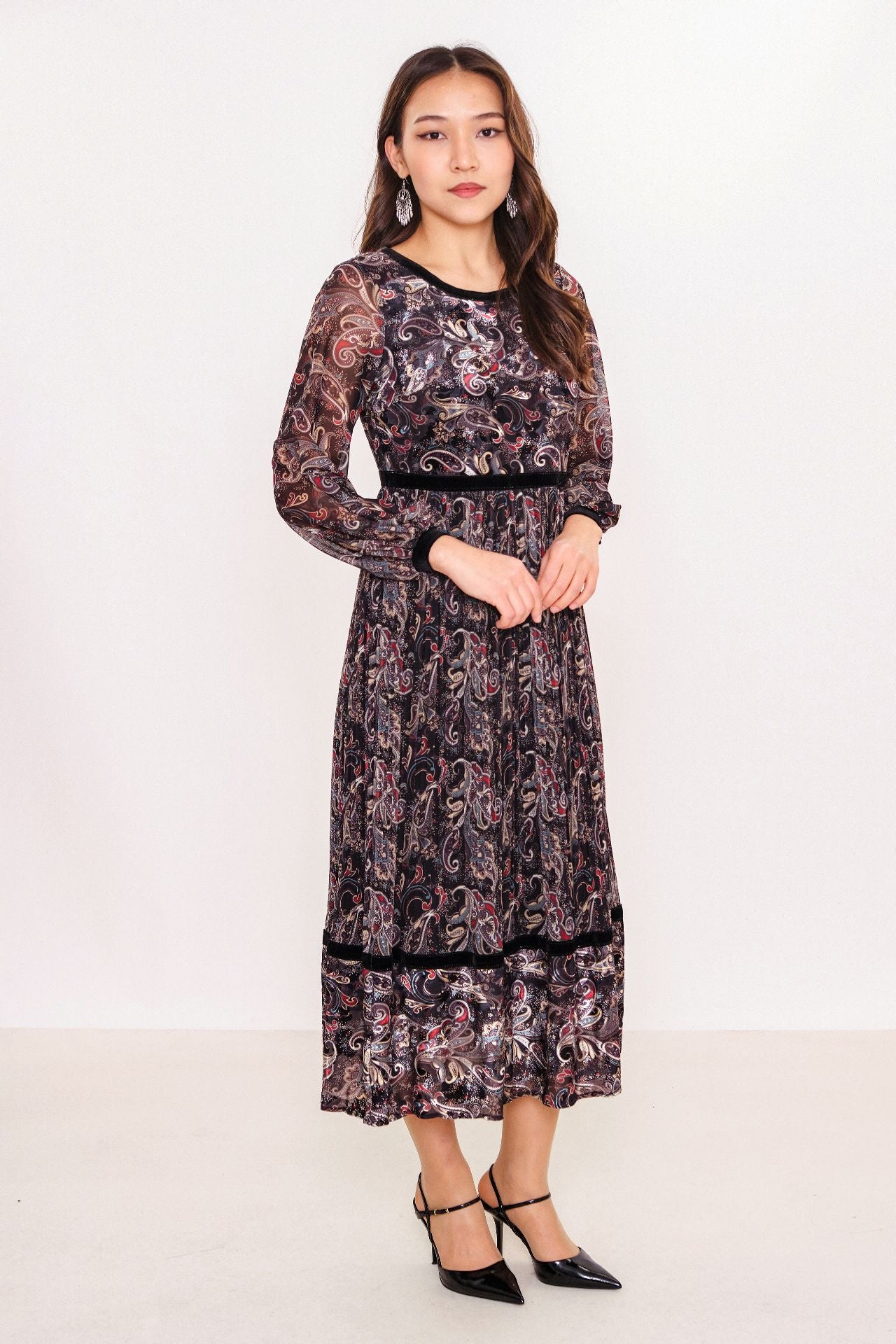 Ksas - Plus Size Dress (KSAS31552-K) - 8690200062636