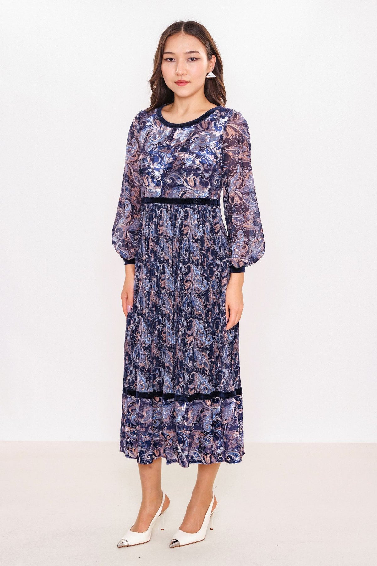 Ksas - Plus Size Dress (KSAS31552-K) - 8690200062643