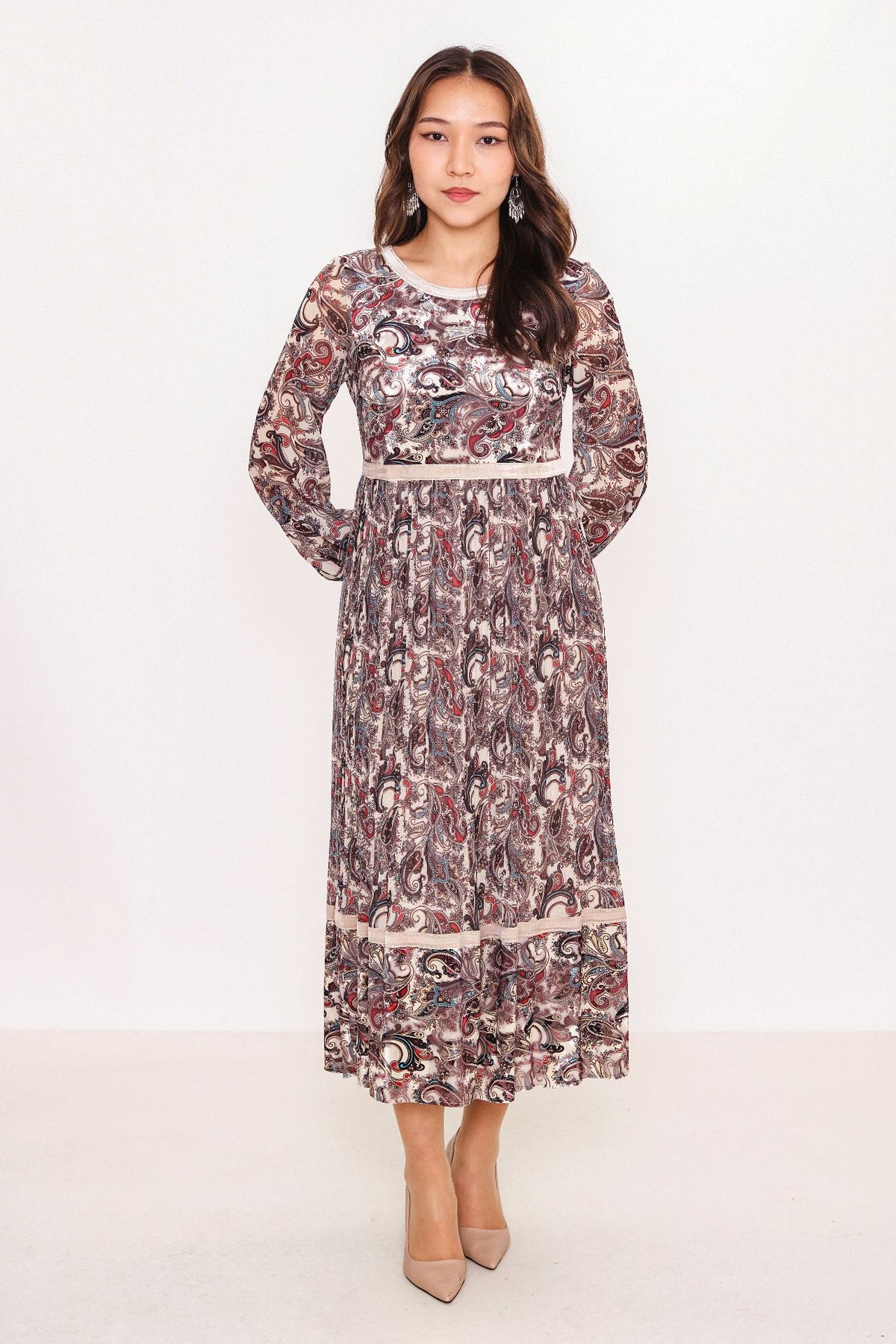 Ksas - Plus Size Dress (KSAS31552-K) - 8690200062674