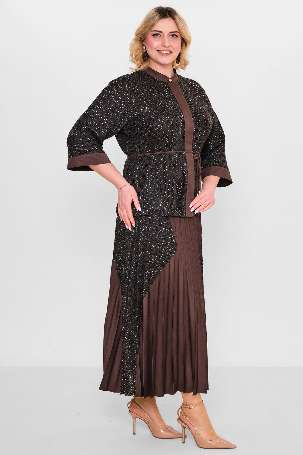 Myraang - Plus Size Suit (MYRG25K08-8449) - 8690200063428