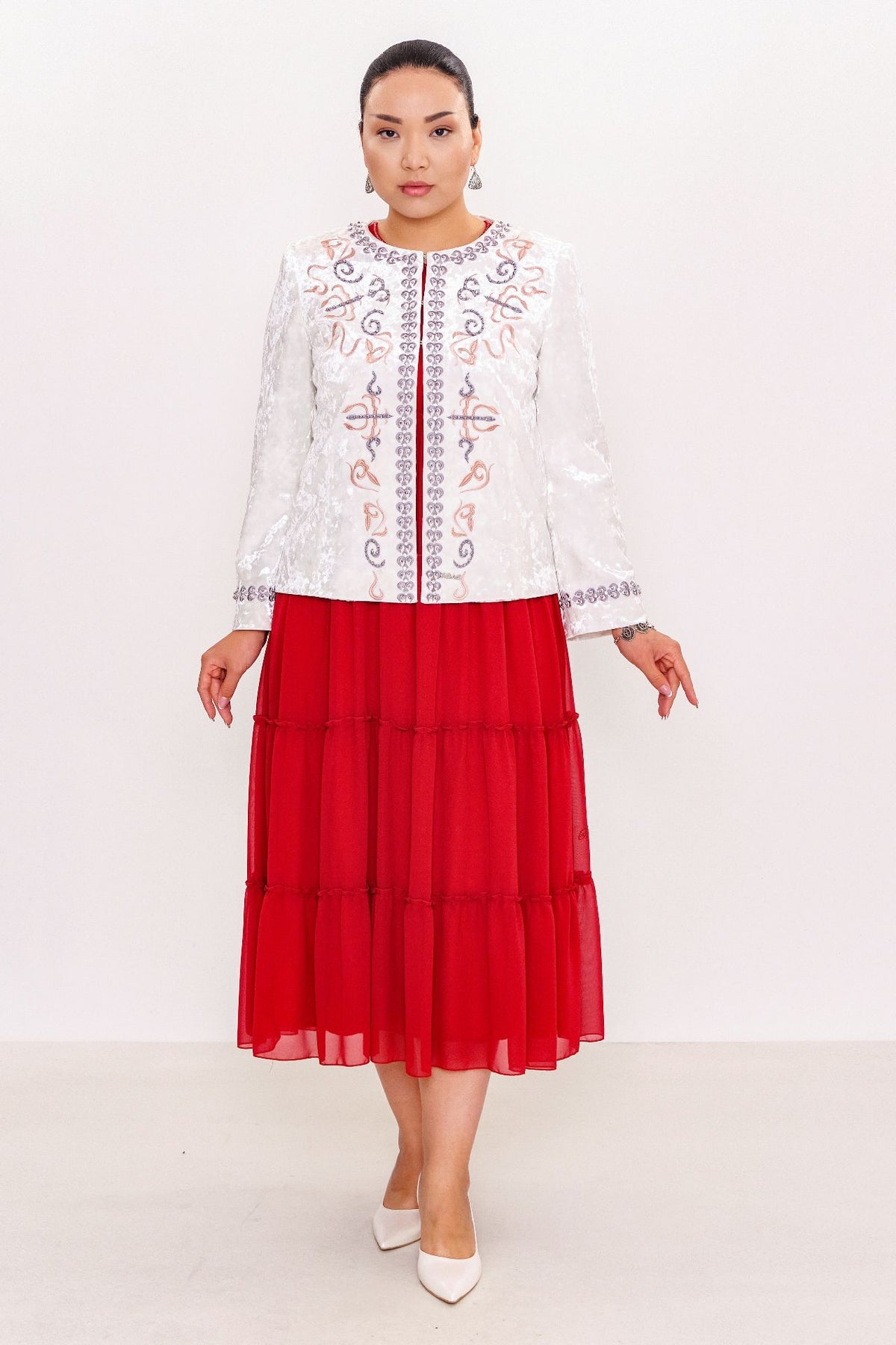 Ksas - Plus Size Cardigan (KSAS4191) - 8690200065040