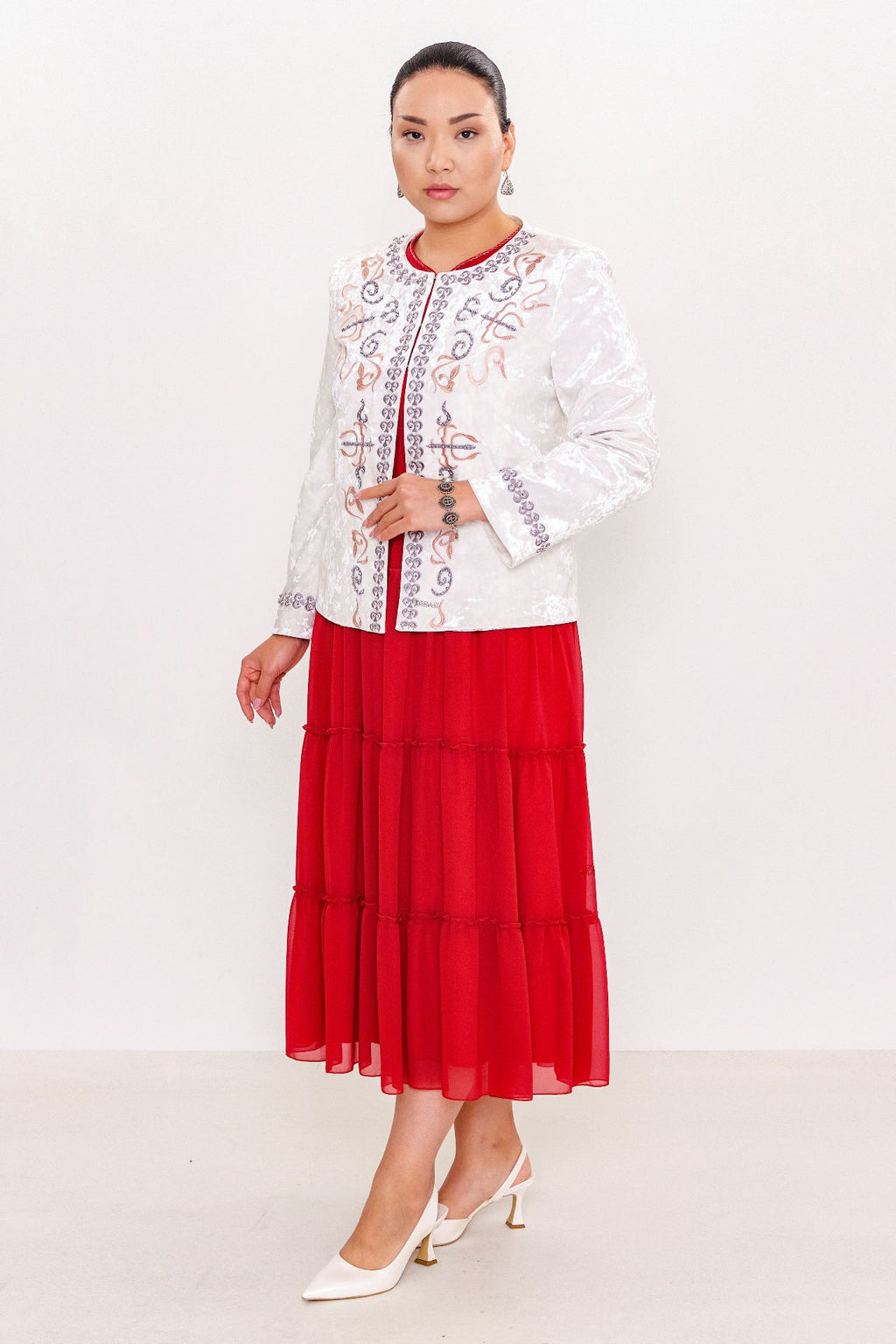 Ksas - Plus Size Cardigan (KSAS4191) - 8690200065040