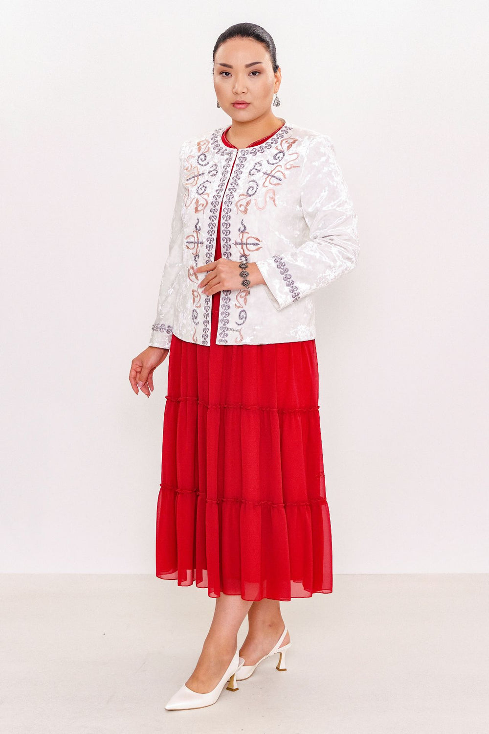 Ksas - Plus Size Cardigan (KSAS4191) - 8690200065040