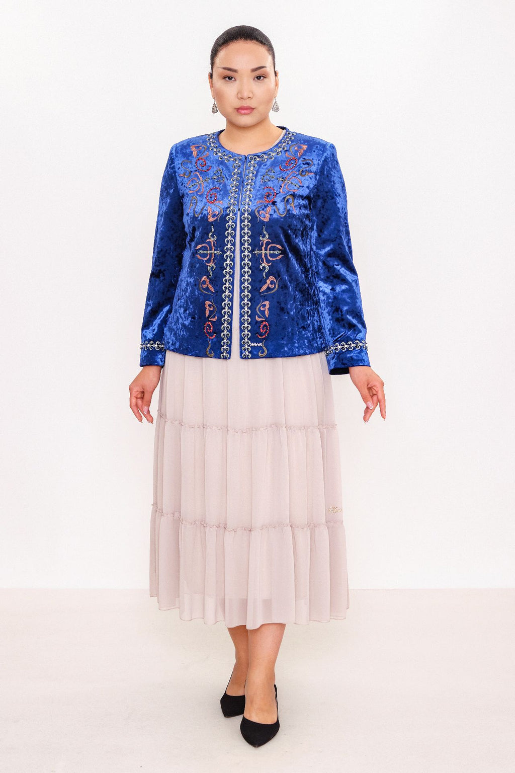 Ksas - Plus Size Cardigan (KSAS4191) - 8690200065057