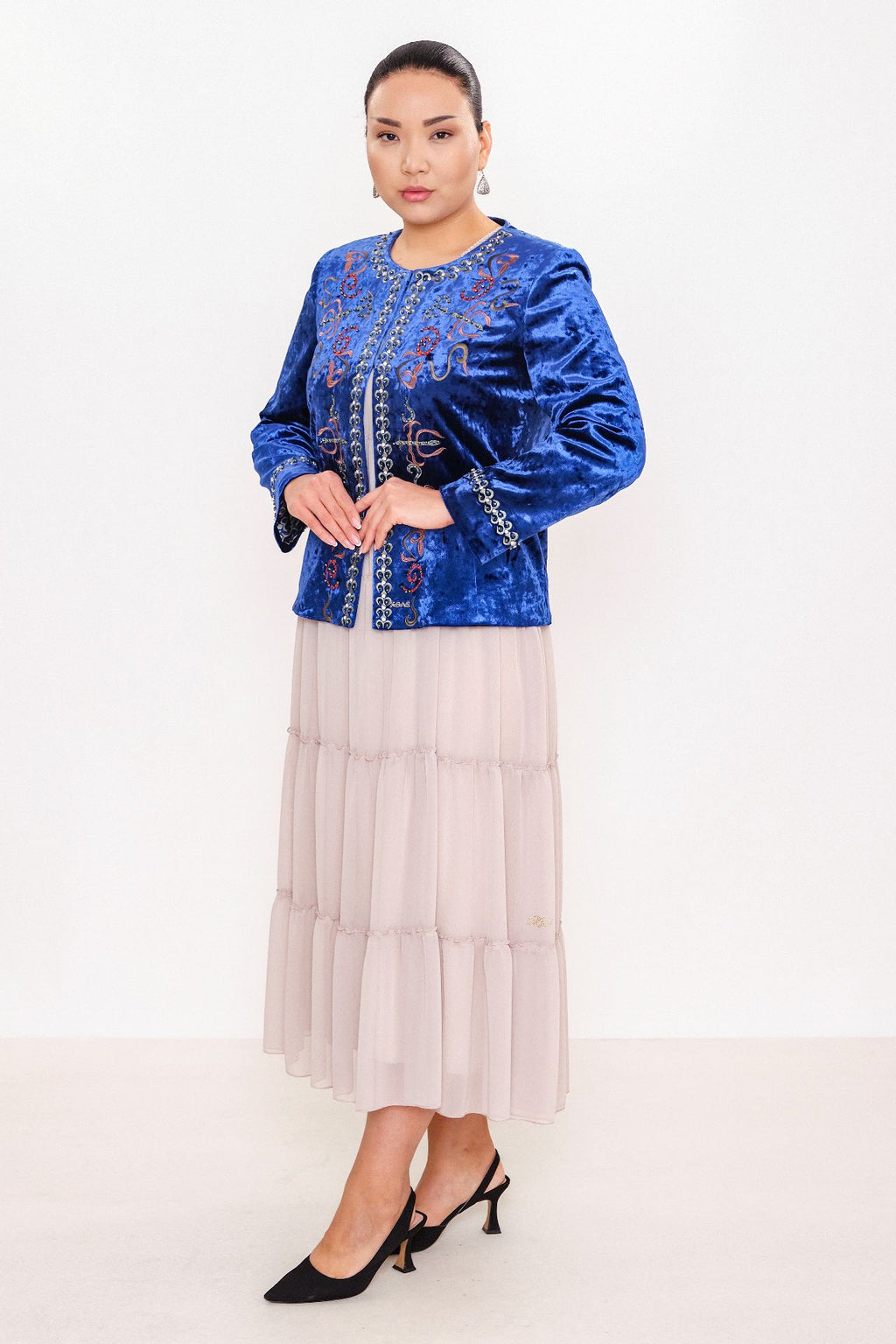 Ksas - Plus Size Cardigan (KSAS4191) - 8690200065057