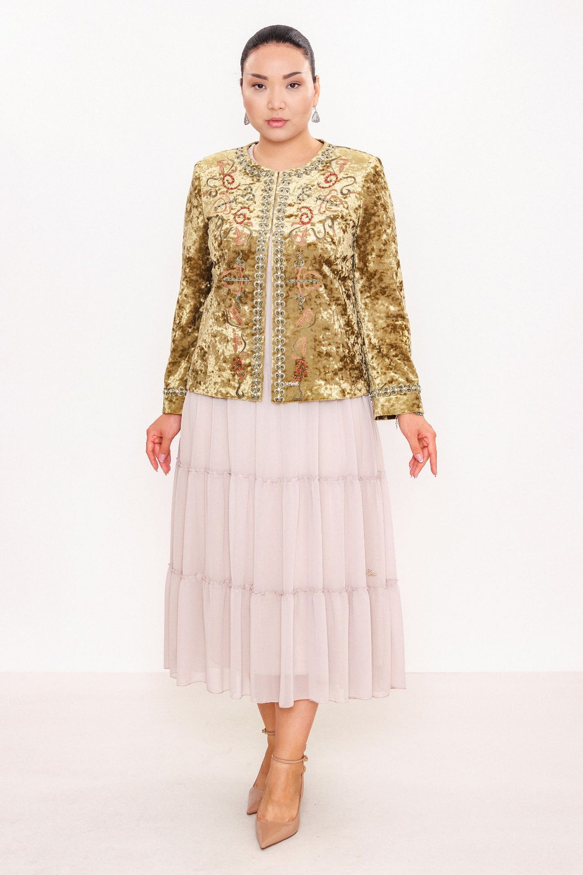 Ksas - Plus Size Cardigan (KSAS4191) - 8690200065064
