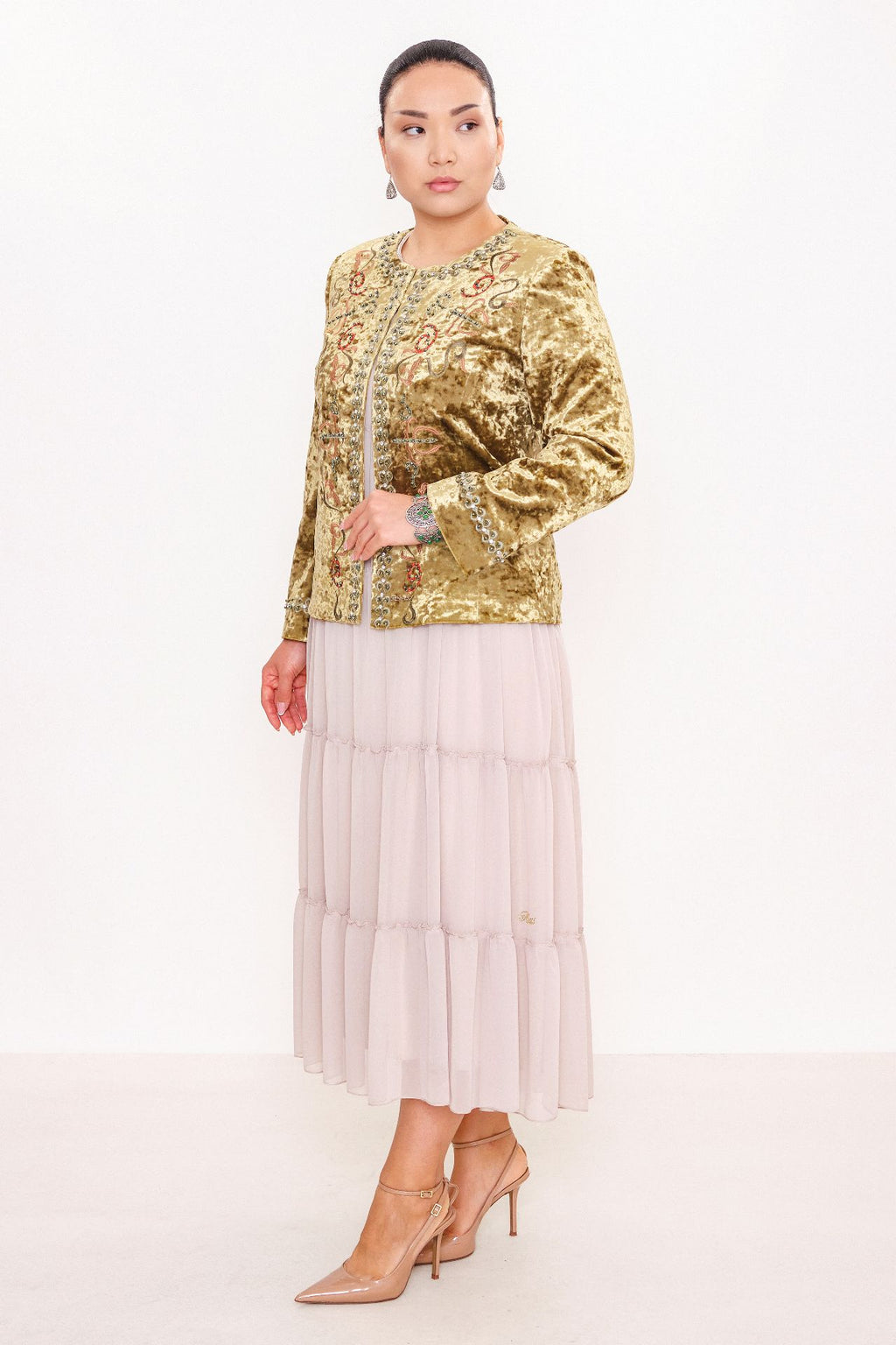 Ksas - Plus Size Cardigan (KSAS4191) - 8690200065064