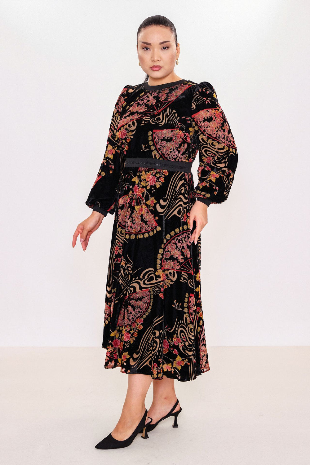Ksas - Plus Size Dress (KSAS32374) - 8690200065118