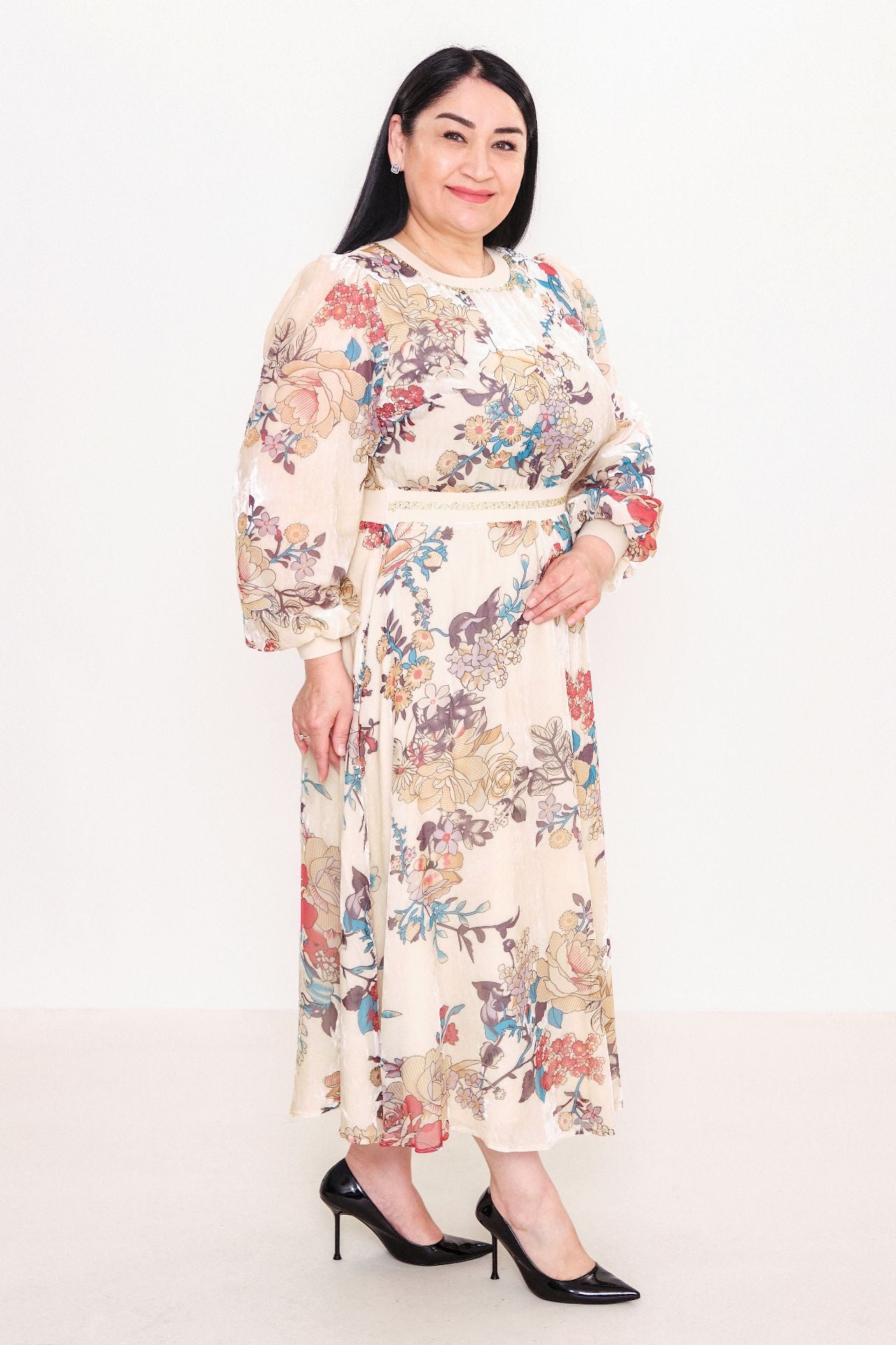 Ksas - Plus Size Dress (KSAS32374) - 8690200065125