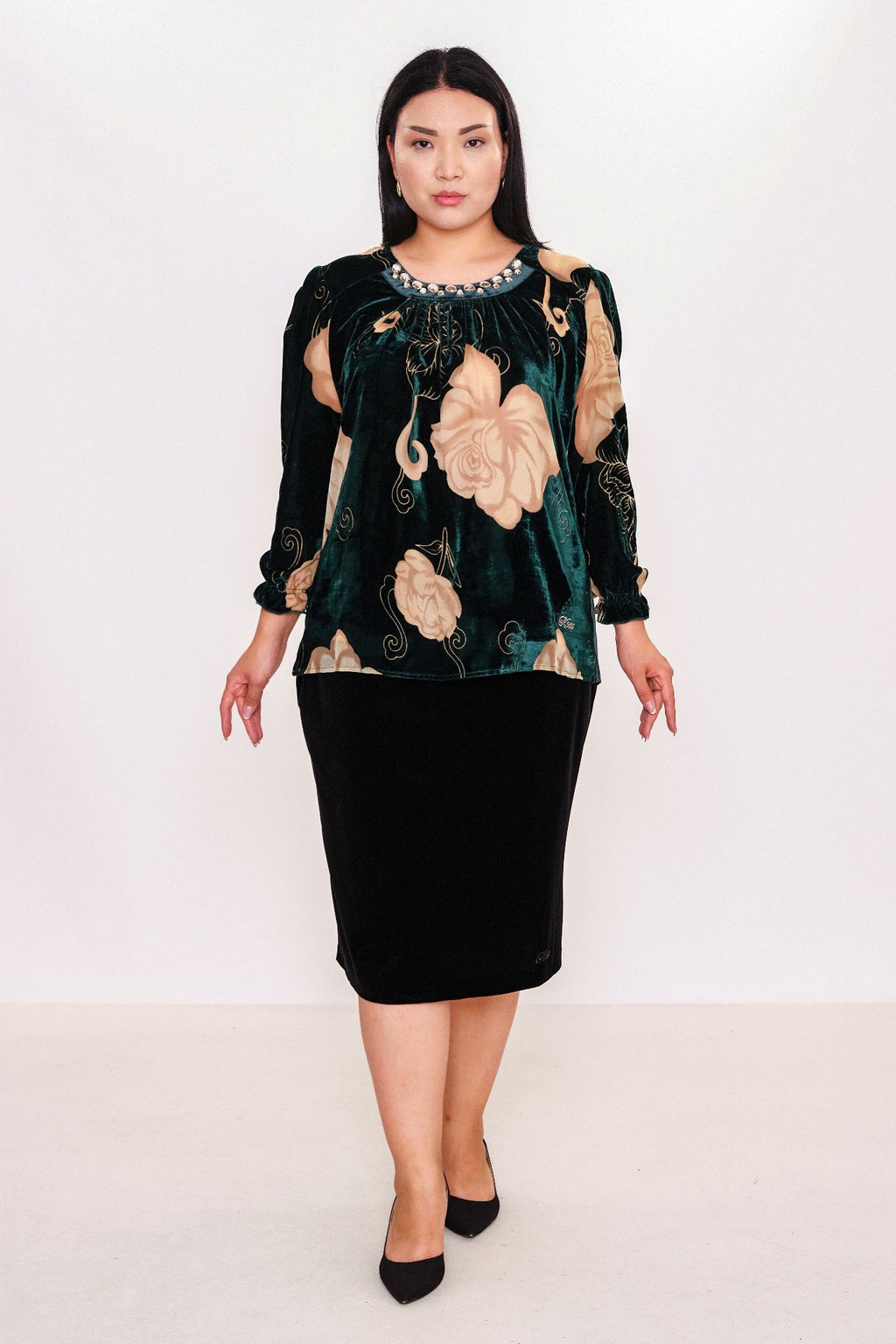 Ksas - Plus Size Blouse (KSAS13693) - 8690200067853