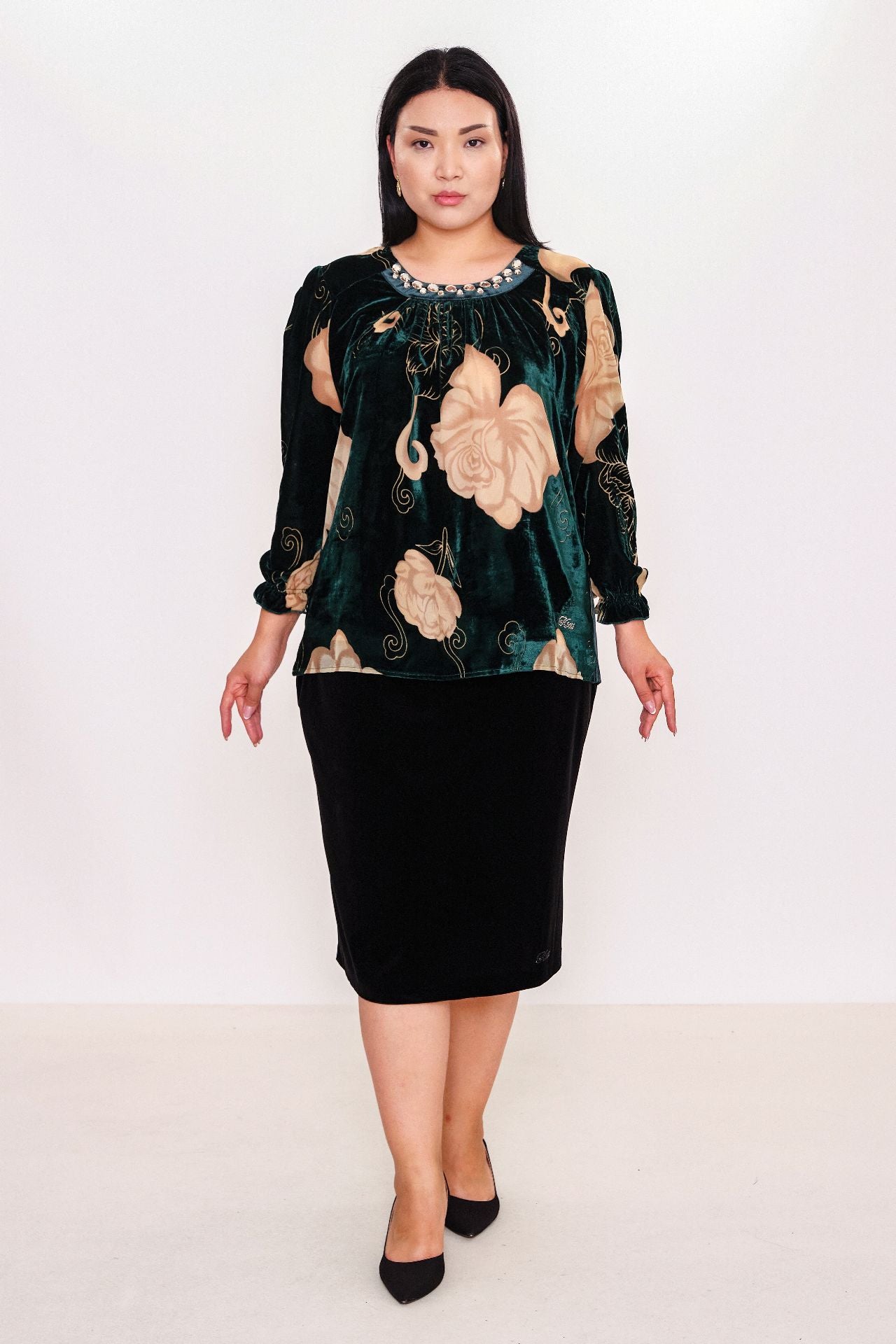 Ksas - Plus Size Blouse (KSAS13693) - 8690200067853