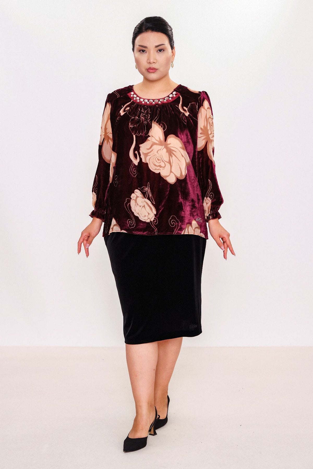 Ksas - Plus Size Blouse (KSAS13693) - 8690200067860