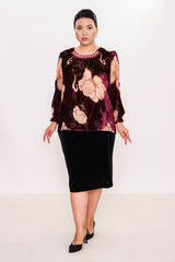 Ksas - Plus Size Blouse (KSAS13693) - 8690200067860
