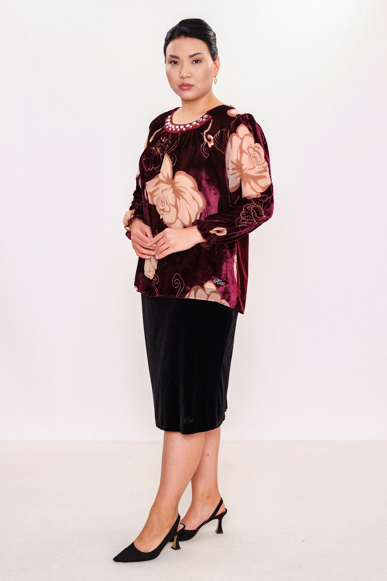 Ksas - Plus Size Blouse (KSAS13693) - 8690200067860