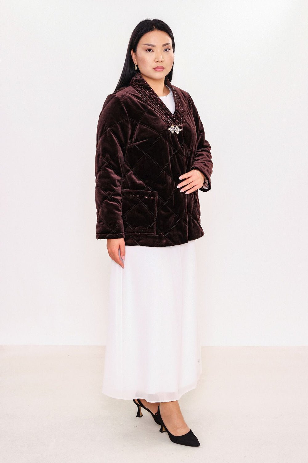 Ksas - Plus Size Coat (KSASEH-46) - 8690200068638
