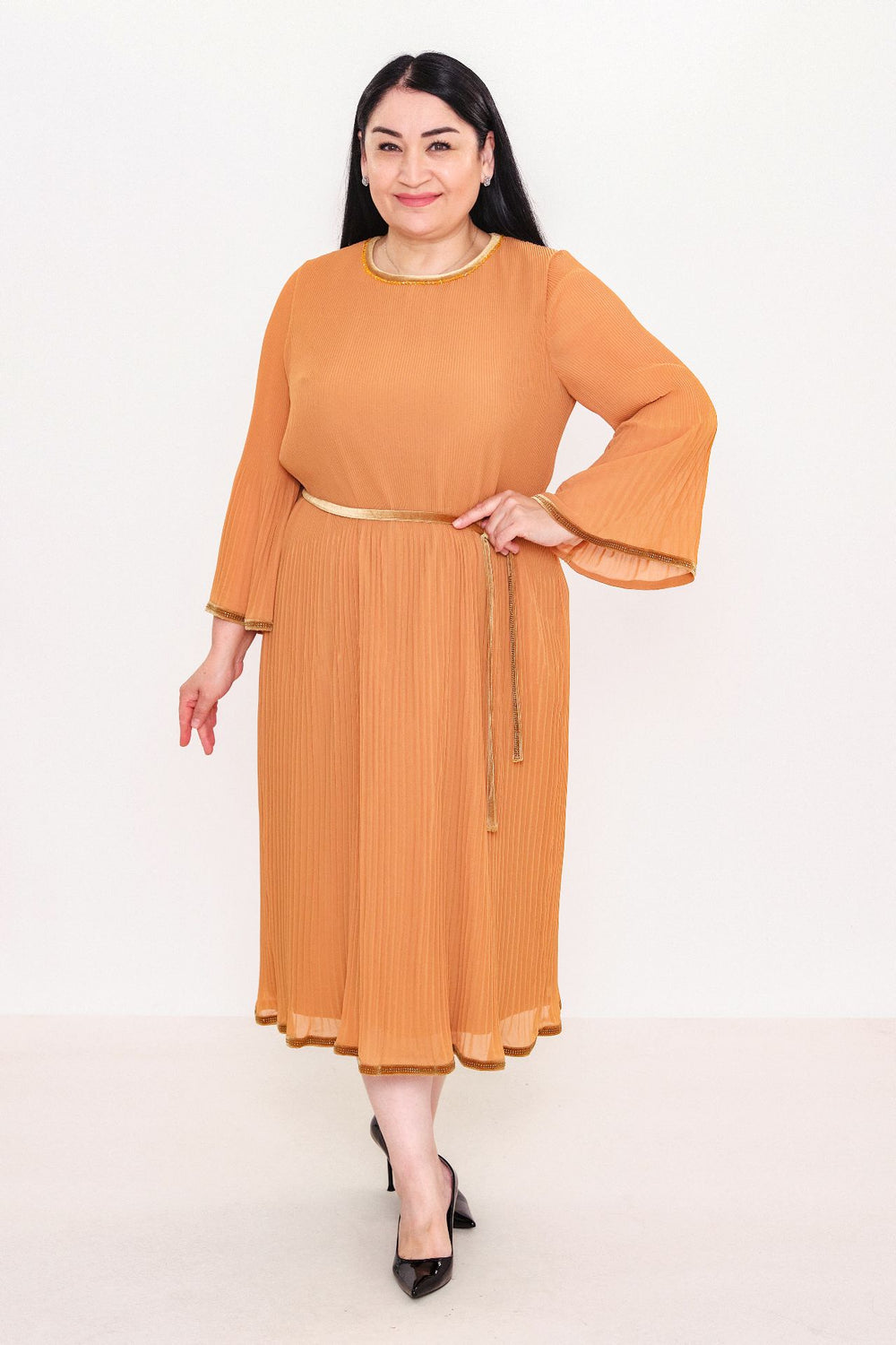 Ksas - Plus Size Dress (KSAS32219) - 8690200069130