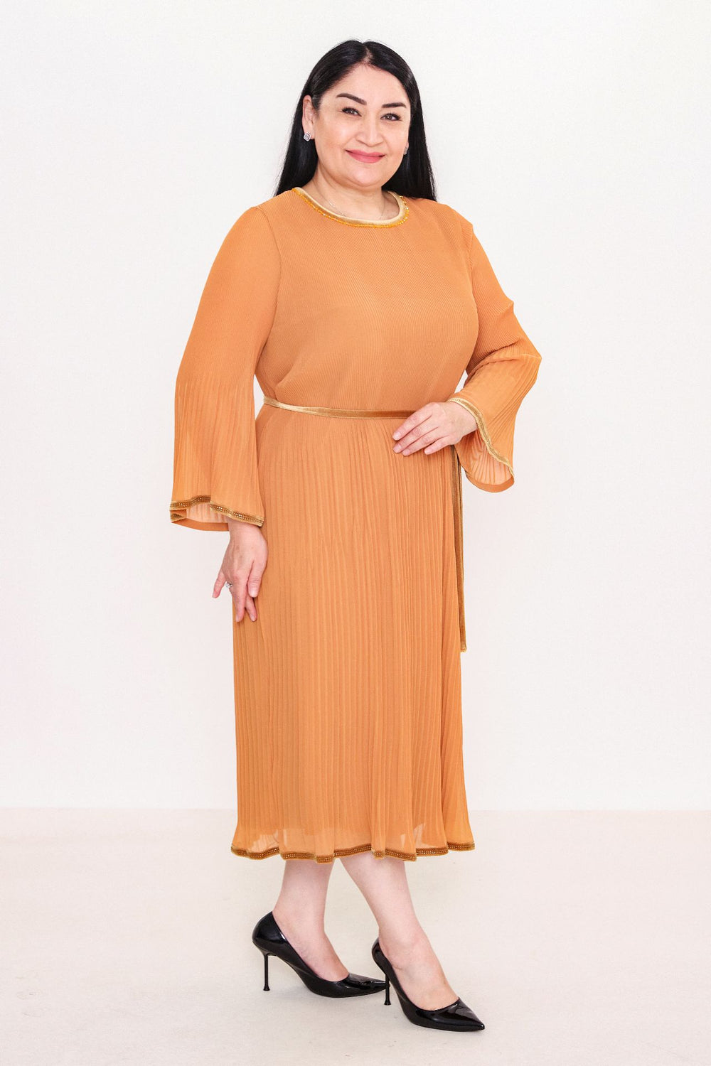 Ksas - Plus Size Dress (KSAS32219) - 8690200069130