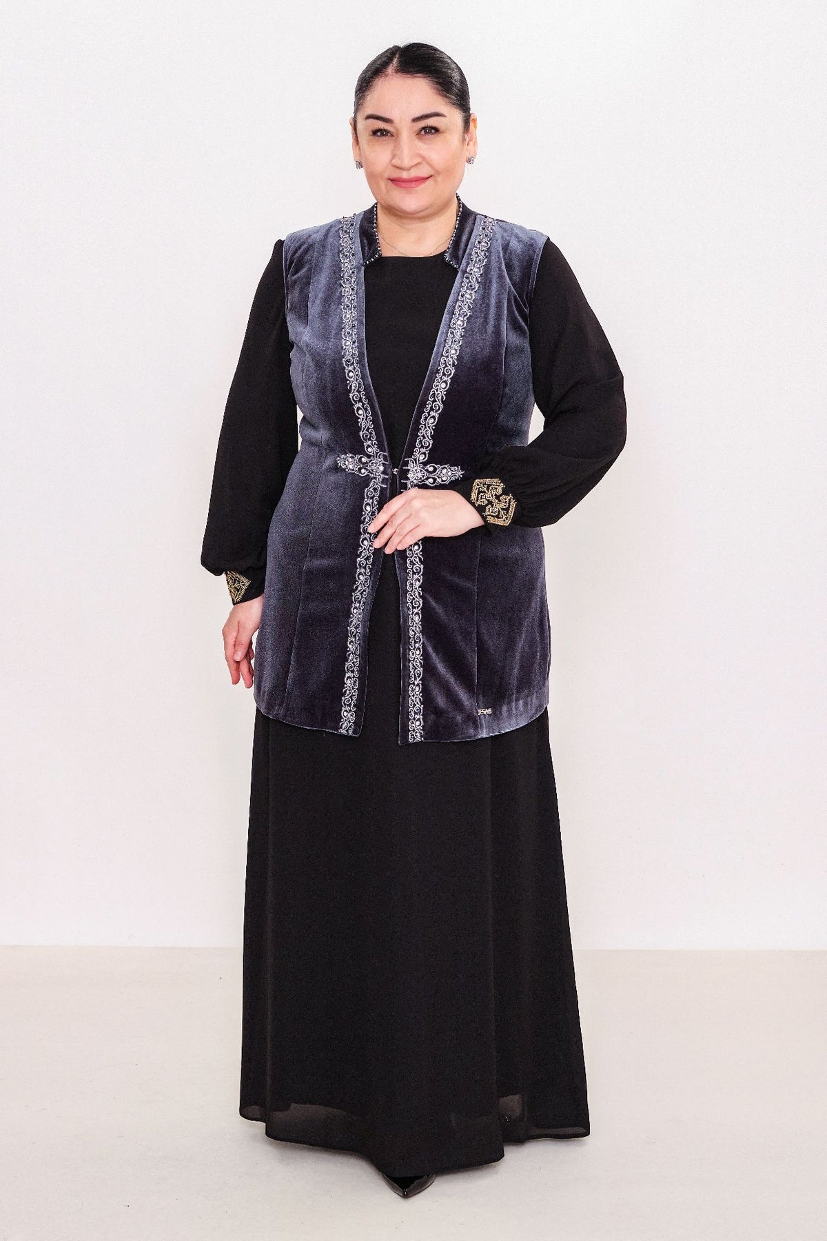 Ksas - Plus Size Waistcoat (KSAS4143) - 8690200070631