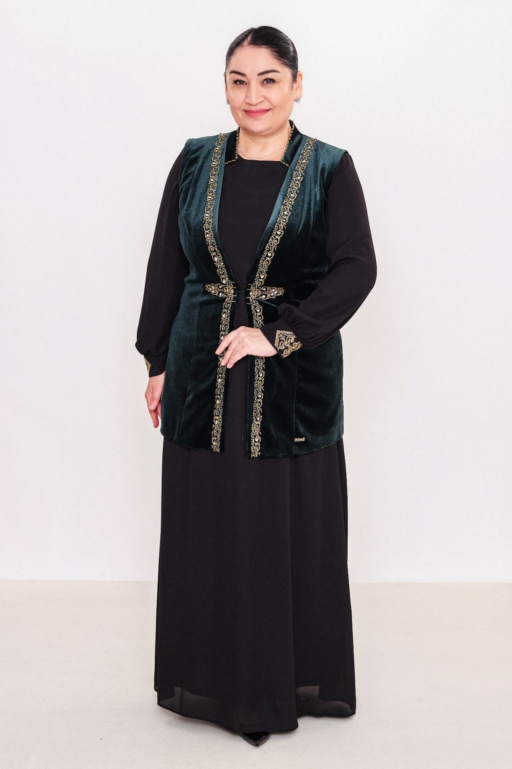Ksas - Plus Size Waistcoat (KSAS4143)