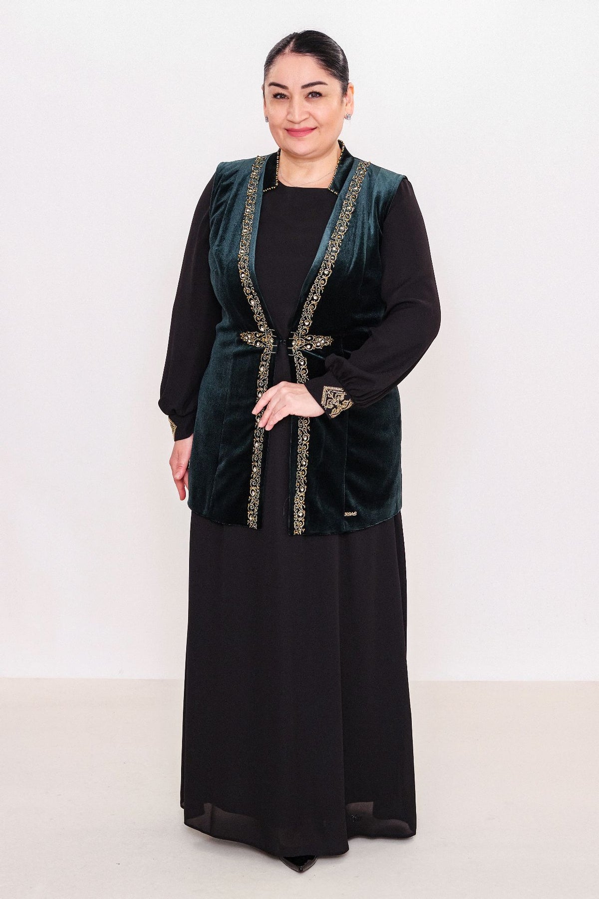 Ksas - Plus Size Waistcoat (KSAS4143)
